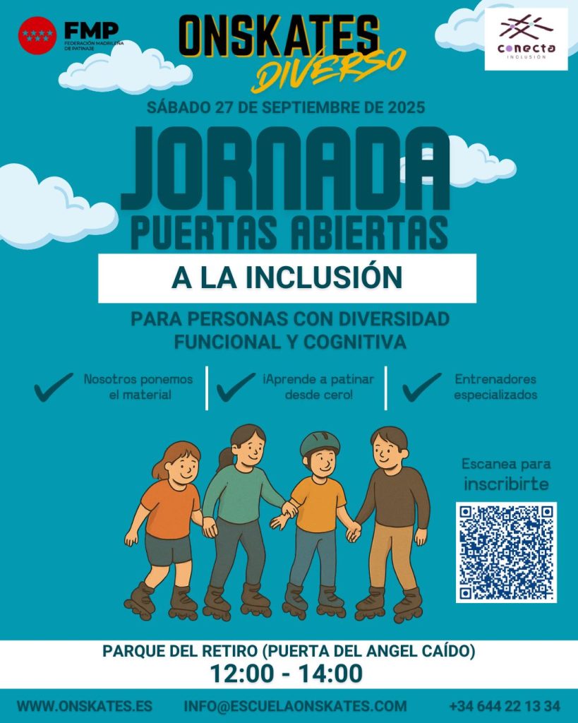 Jornada de Puertas Abiertas a la Inclusión – Federación Madrileña Patinaje